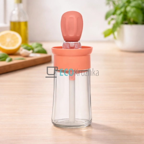 Диспенсер 180 мл для оливкової та олії олійна банка з пе ...