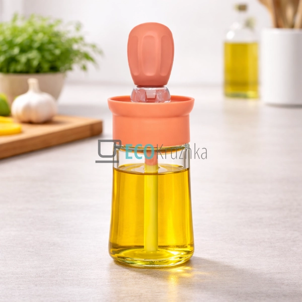 Диспенсер 180 мл для оливкової та олії олійна банка з пе ...