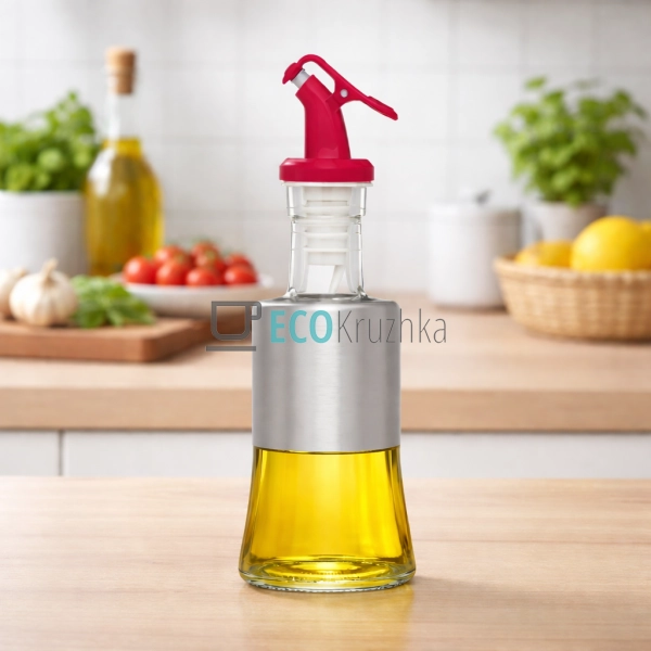 Диспенсер для Олії із нержавіючим покриттям Червоний 200 ...