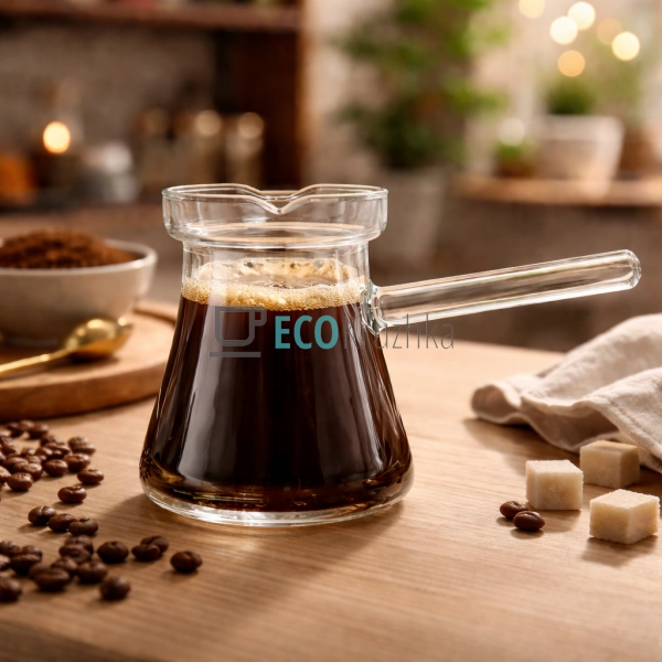 Турка для кави скляна 380 мл Frico FRU-340