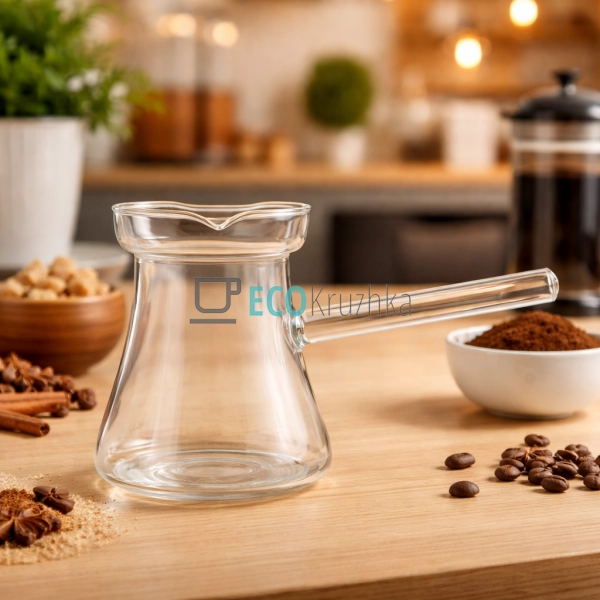 Турка для кави скляна 380 мл Frico FRU-340