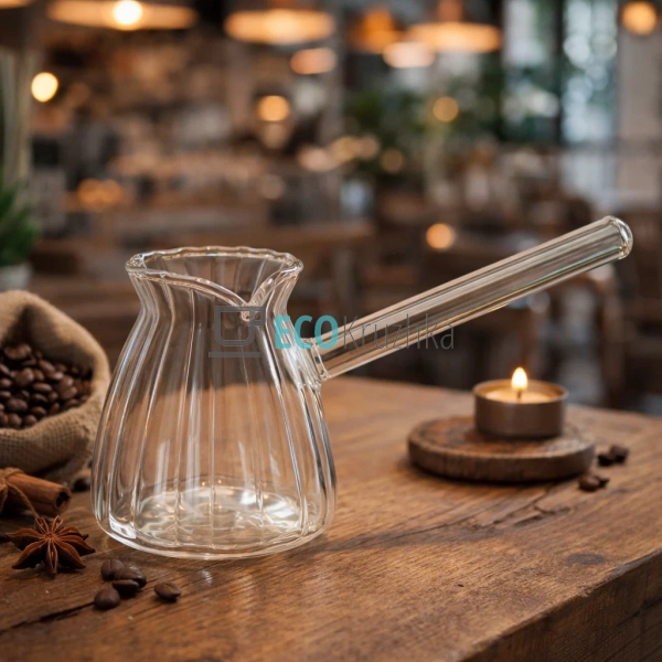 Турка Ardesto Iceberg, 350мл, боросилікатне скло, прозор ...