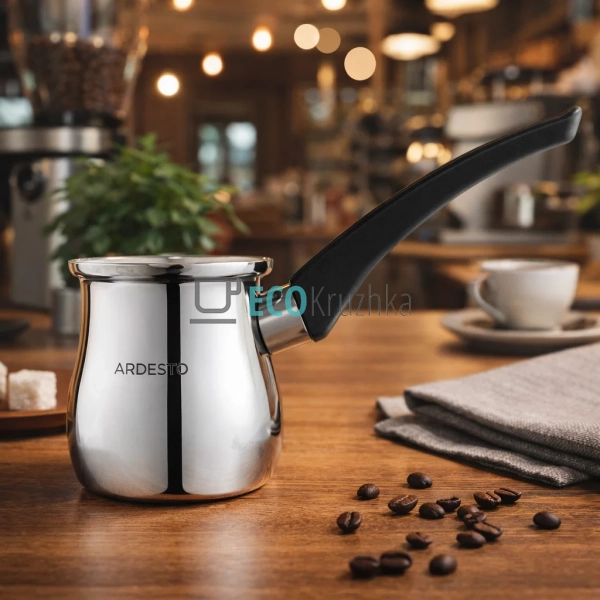 Турка Ardesto BLACK MARS, 0.35 л, нержавіюча сталь, баке ...