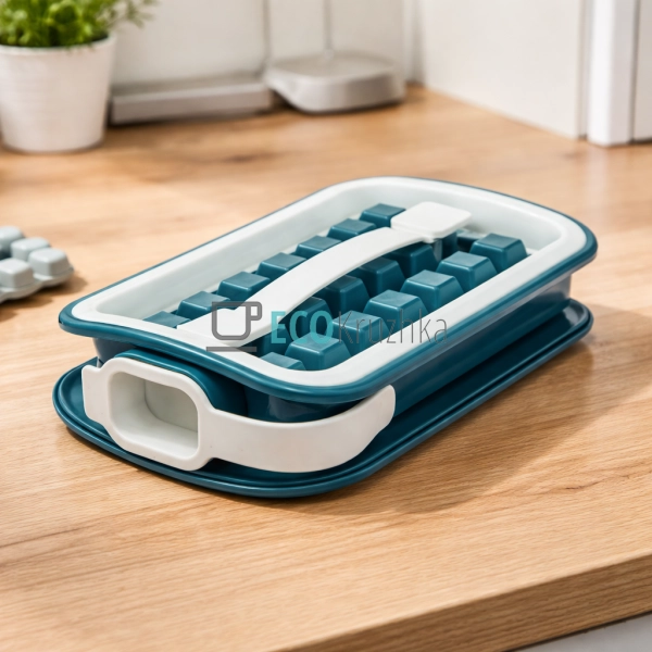 Форма для льоду силіконова на 18 кубиків Лазурний (18TR) Форма для льоду силіконова на 18 кубиків Лазурний (18TR)