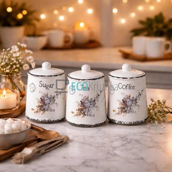 Набір для спецій з 3 предметів Листівка-незабудка Maestr ... Набір для спецій з 3 предметів Листівка-незабудка Maestr ...