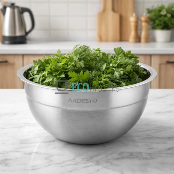 Миска Ardesto Gemini 22 см, нержавіюча сталь (AR1622SS)