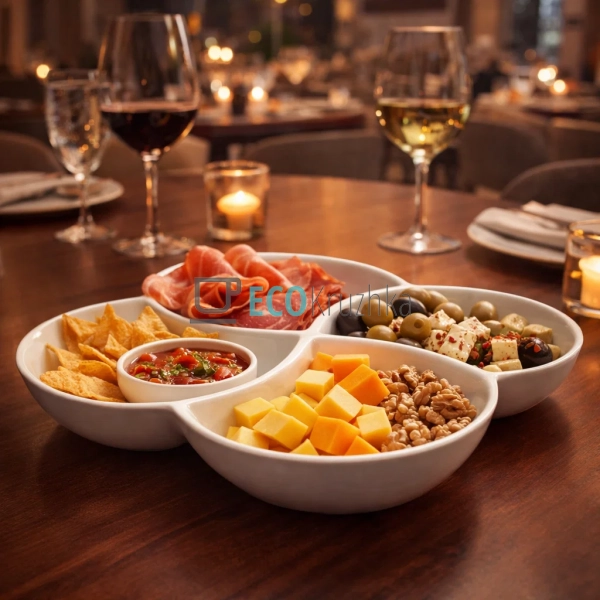 Менажниця фарфор Віяло 12 (30.5см) MC4173-12