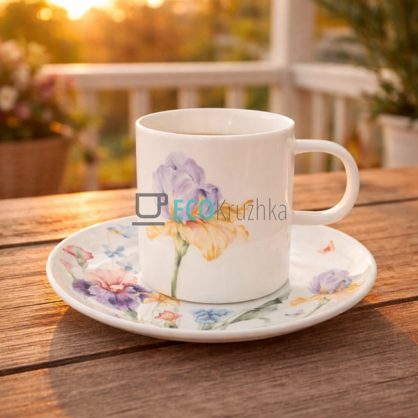 Кавовий набір з 2 порцелянов ... Кавовий набір з 2 порцелянов ...