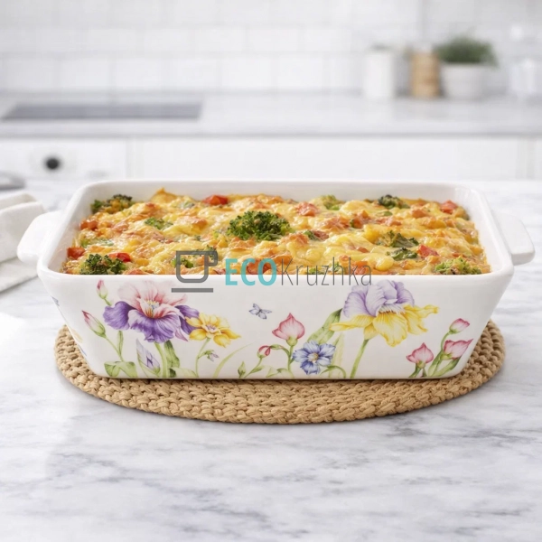 Порцелянова форма для запікання в духовці 23 х 15 см Iri ...