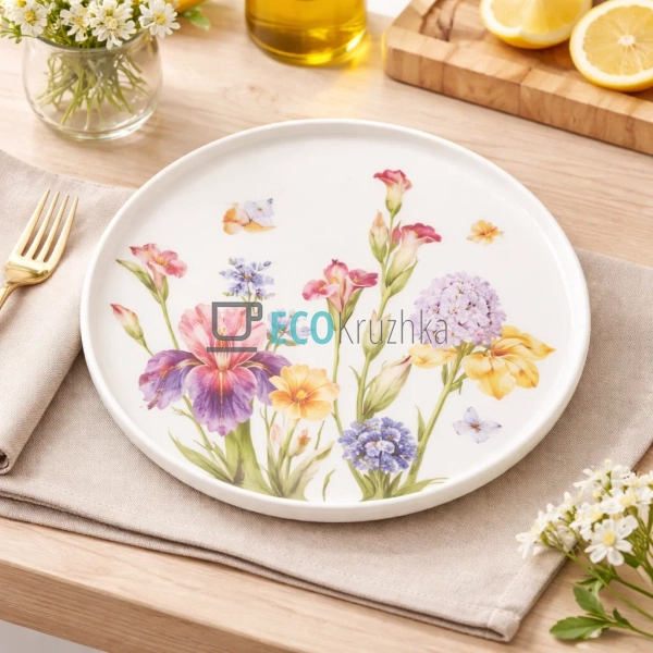 Порцелянова десертна тарілка ... Порцелянова десертна тарілка ...