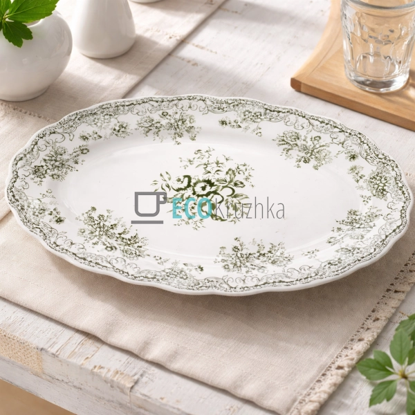 Порцелянове овальне блюдо дл ... Порцелянове овальне блюдо дл ...