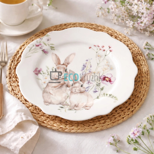 Порцелянова десертна тарілка ... Порцелянова десертна тарілка ...