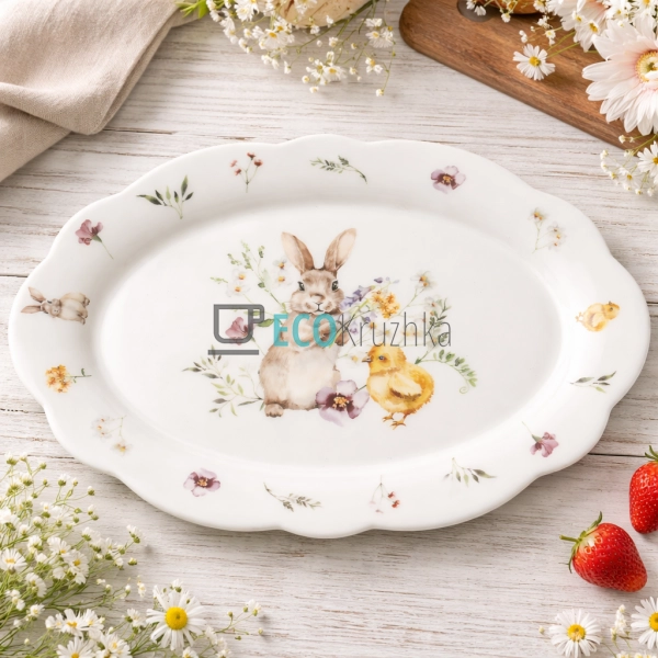 Порцелянове овальне блюдо дл ... Порцелянове овальне блюдо дл ...