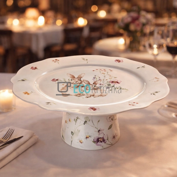 Фарфорова підставка для торт ... Фарфорова підставка для торт ...