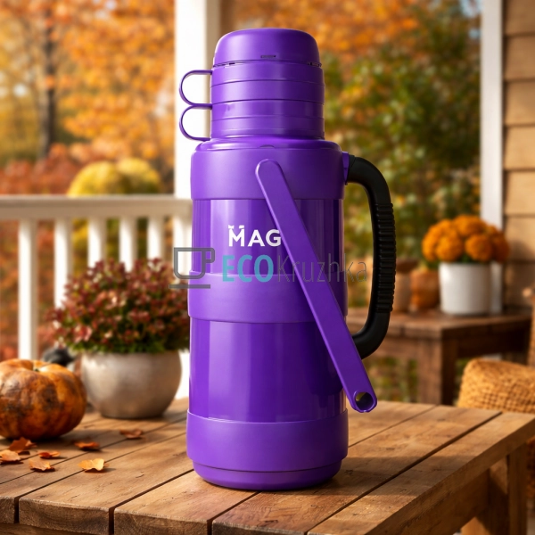 Термос 3.2 л зі скляною колбою Magio (MG-1053) Термос 3.2 л зі скляною колбою Magio (MG-1053)