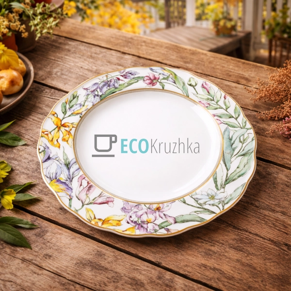 Порцелянова тарілка 26 см Wisteria Garden (498-335)
