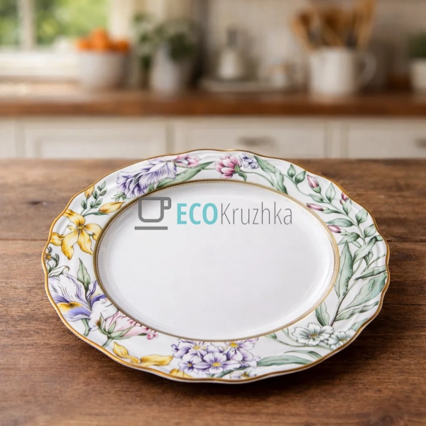 Порцелянова тарілка 26 см Wisteria Garden (498-335)