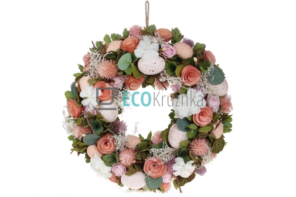 Декоративний великодній вінок 32 см (743-824)