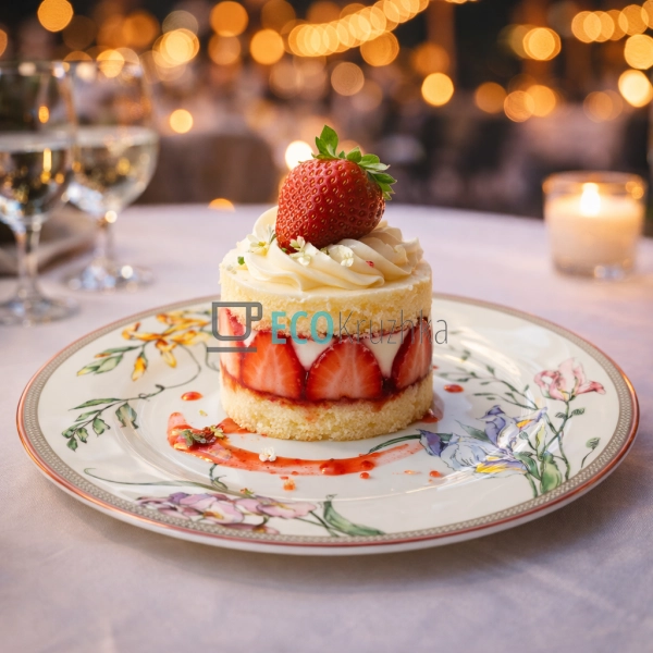 Порцелянова тарілка 20.5 см Wisteria Garden (498-339)