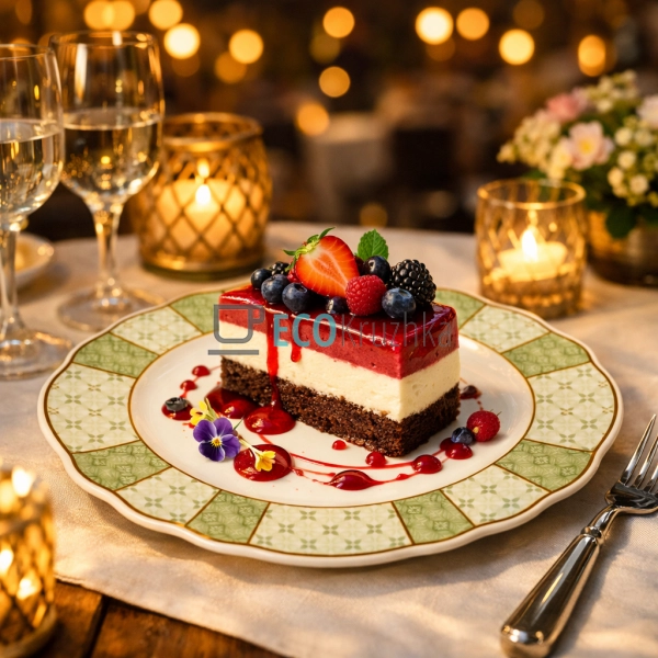 Фарфорова тарілка D20.5 Wisteria Garden (498-334)