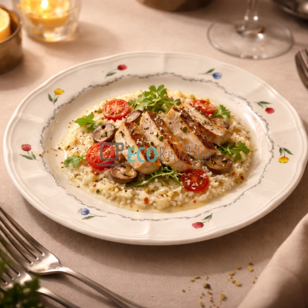 Порцелянова тарілка 27 см Vintage Tulip (159-003)