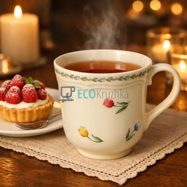 Порцелянова чашка 350 мл Vintage Tulip (159-005)