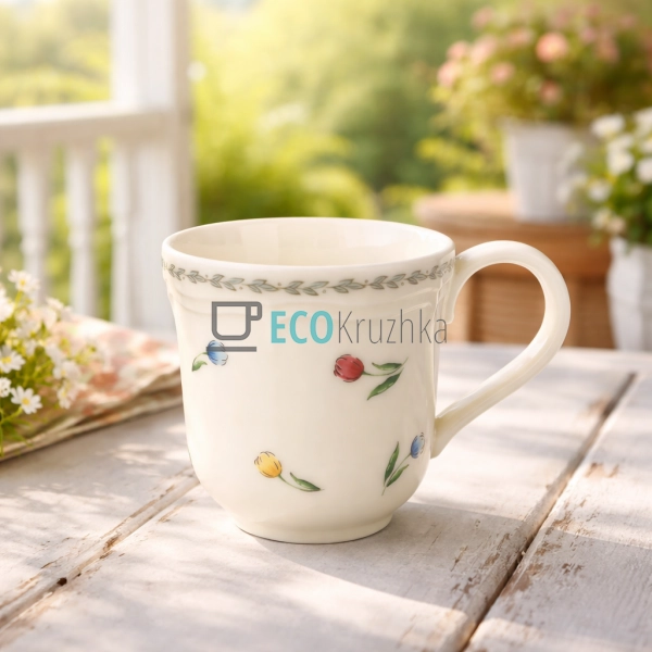 Порцелянова чашка 350 мл Vintage Tulip (159-005)