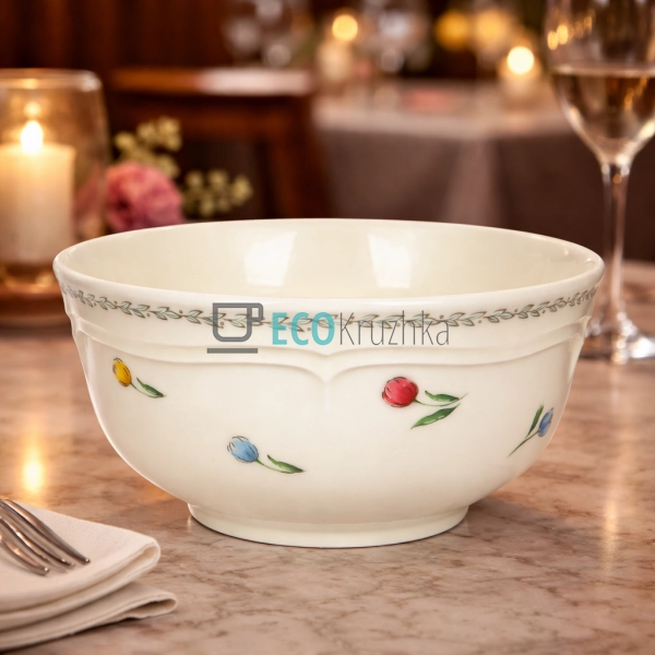 Порцелянова піала 800 мл Vintage Tulip (159-001)