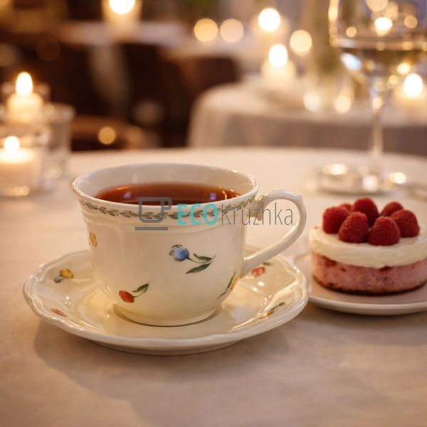 Порцелянова чашка з блюдцем 250 мл Vintage Tulip (159-00 ...