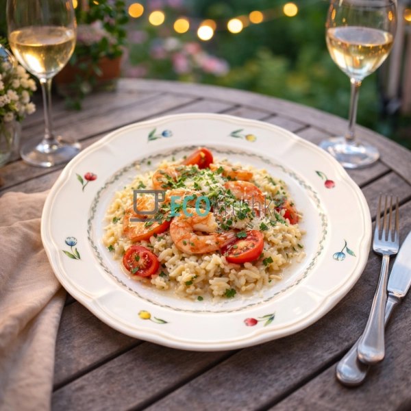 Порцелянова тарілка 23 см Vintage Tulip (159-002)