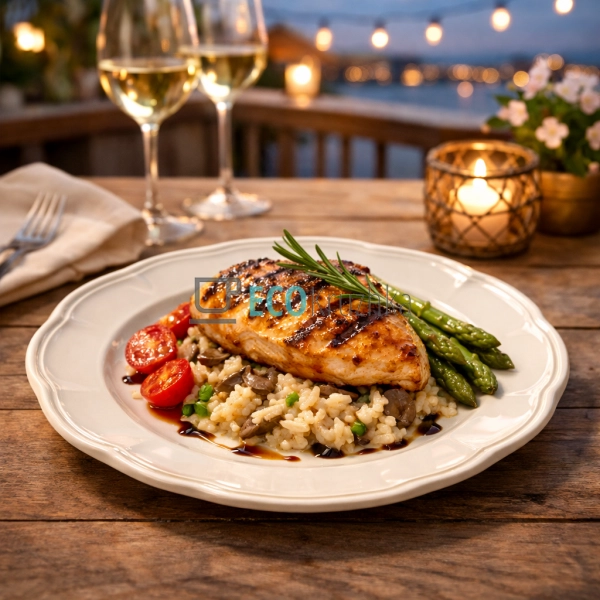 Порцелянова тарілка 23 см Provence Beige (159-011)