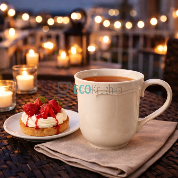 Порцелянова чашка 350 мл Provence Beige (159-009)