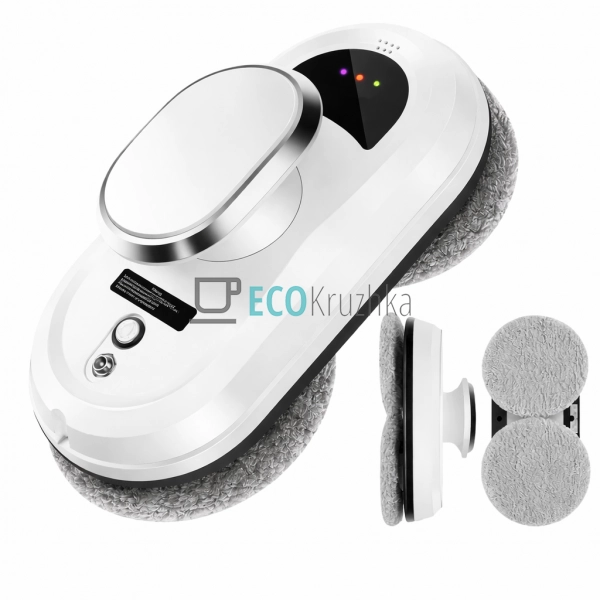 Робот для миття вікон з 4 насадками, розумний мийник скл ... Робот для миття вікон з 4 насадками, розумний мийник скл ...