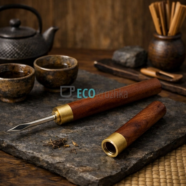 Ніж для пуеру “Рожеве дерево” малий (T2702)