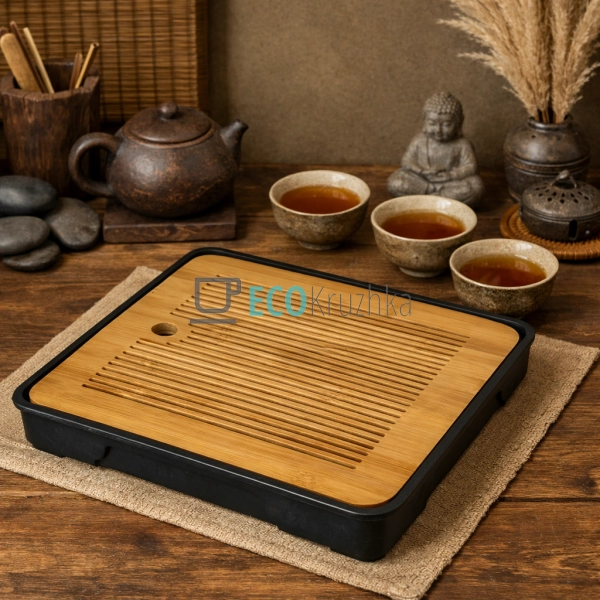 Чабань для чайної церемонії 27.5×27.5 см “Циньдао” (TT25 ...