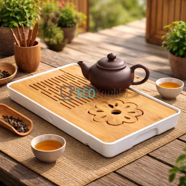 Чабань для чайної церемонії 31.5 х 19.2 х 3.5 см “Ченду” ...