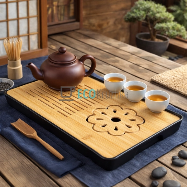 Чабань для чайної церемонії 31.5 х 19.2 х 3.5 см “Ченду” ...