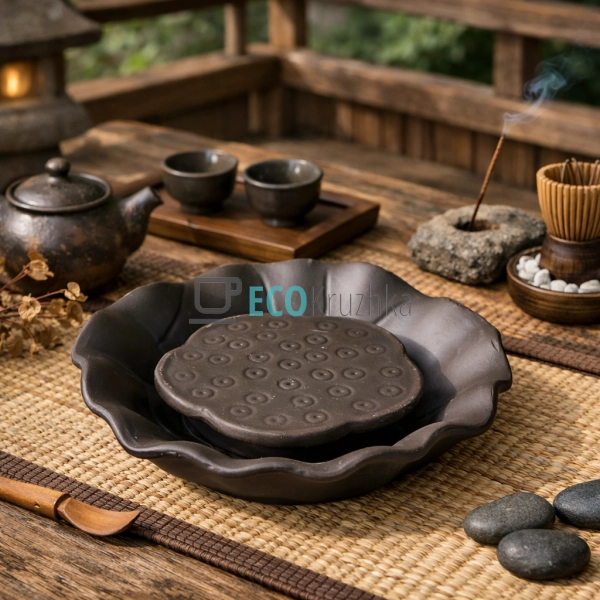 Чабань для чайної церемонії 200 мл “Лілія” 15 х 3.8 см т ...