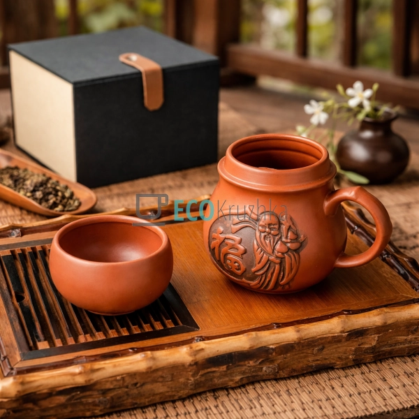 Набір для чаю 2 в 1 “Мудрість” 250 мл (TC081)