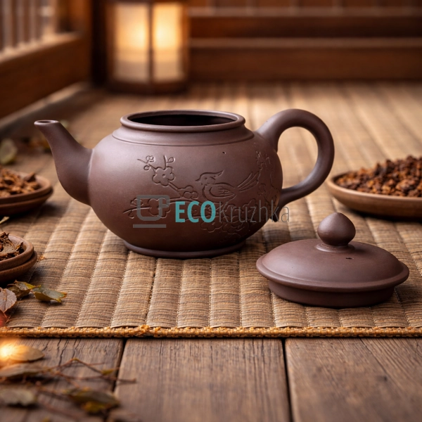 Глиняний чайник 750 мл “Весна” (T2560)
