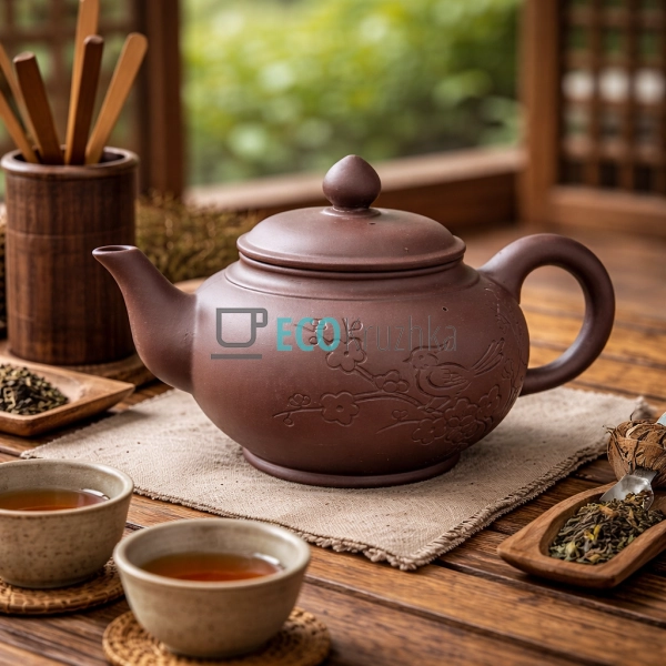 Глиняний чайник 750 мл “Весна” (T2560)