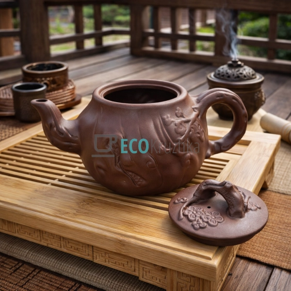 Глиняний чайник 600 мл “Старе Дерево” (T2584)