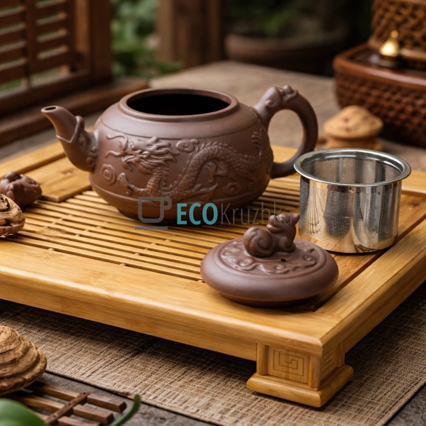 Глиняний чайник 550 мл “Шень-Лун - Магічний дракон” (T25 ...