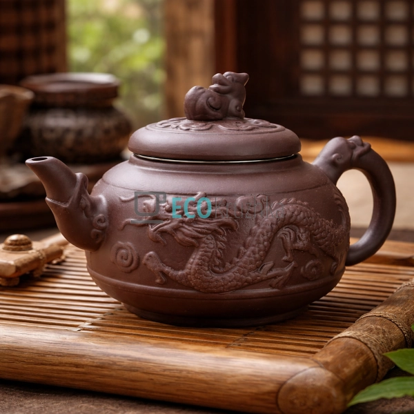 Глиняний чайник 550 мл “Шень-Лун - Магічний дракон” (T25 ...