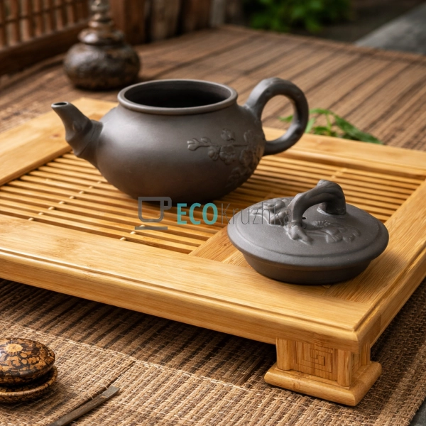 Глиняний чайник 450 мл “Канзан” темний (T2510-1)