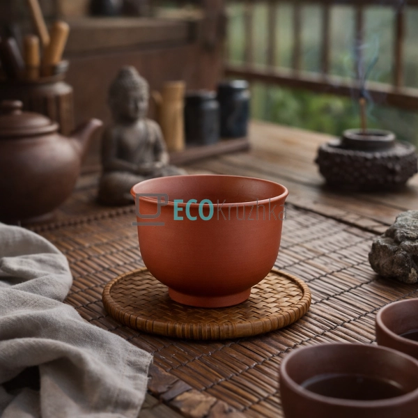 Глиняна піала для чаю 100 мл “Хун” (TC061-2)