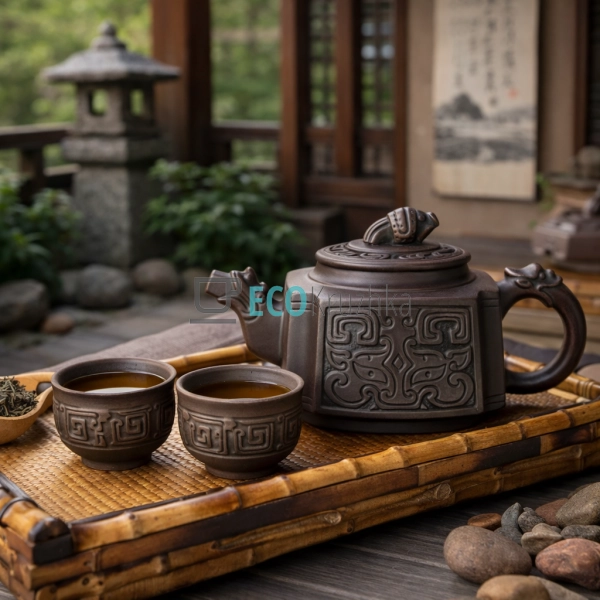 Глиняна піала для чаю 50 мл “Тибет” (T2583)