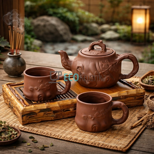 Набір чайних кружок 2 шт 200 мл “Пеньок” (TC075)