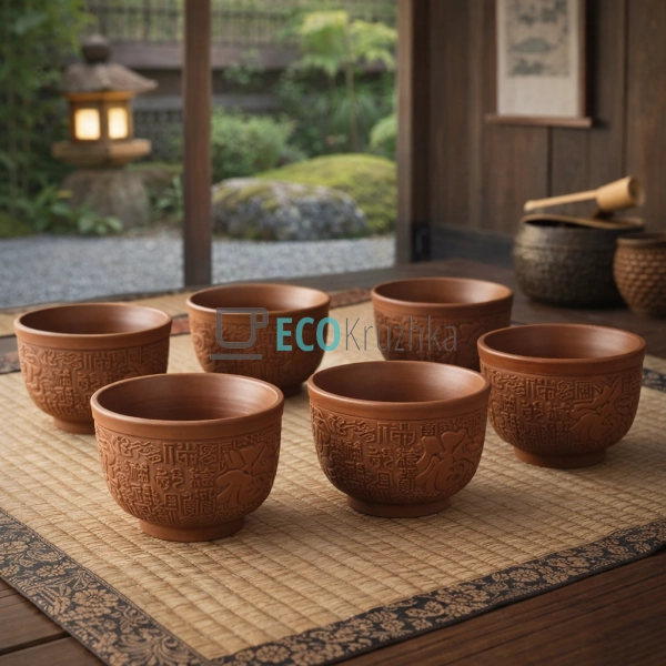 Набір чайних піал 6 шт 160 мл “Таньга” (TC065)