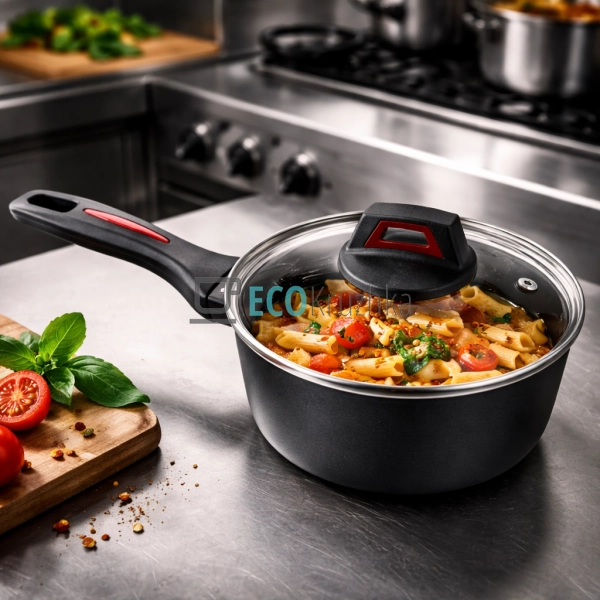 Ківш 18 см із кришкою з термоіндикатором 1.5 л Edenberg  ...